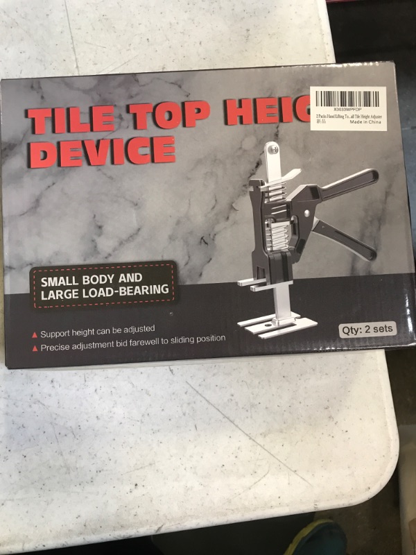 Photo 2 of 2 Packs Hand Lifting Tool Jack, Labor-Saving Arm Jack, The Height Raised by 5-100mm, Door Panel Drywall Lifting Cabinet, Up to 220 lb, Board Lifter, Tile Height Adjuster
