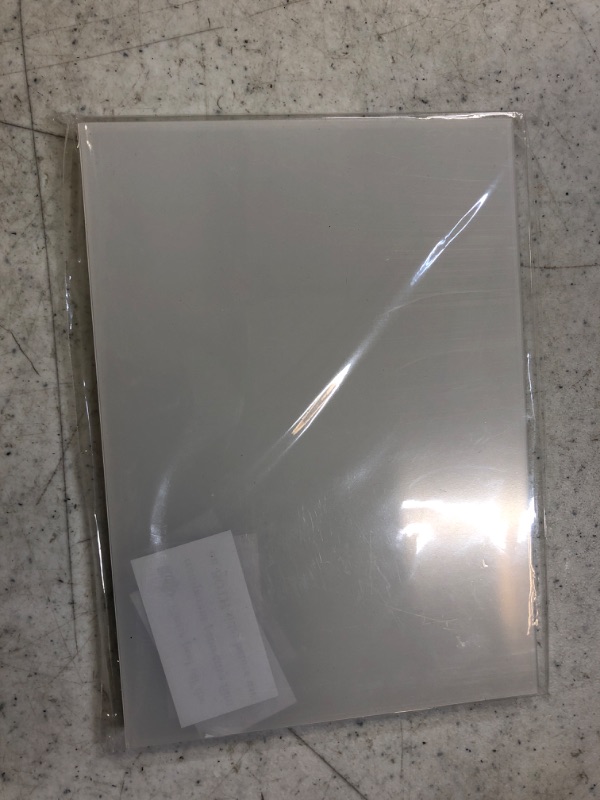 Photo 2 of 5x7 Acrylic Sheet, Replacement Glass Picture Frame 10 Pack Plexiglass Sheets 0.04" Thick Clear Plastic Sheet Acrylic Glass Painting Acetate Sheets for Crafts Plexi Glasses Transparent Square Blanks
