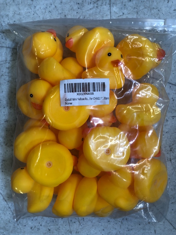 Photo 2 of Codall Mini Yellow Rubber Bath Ducks for Child?2.1", 20pcs?