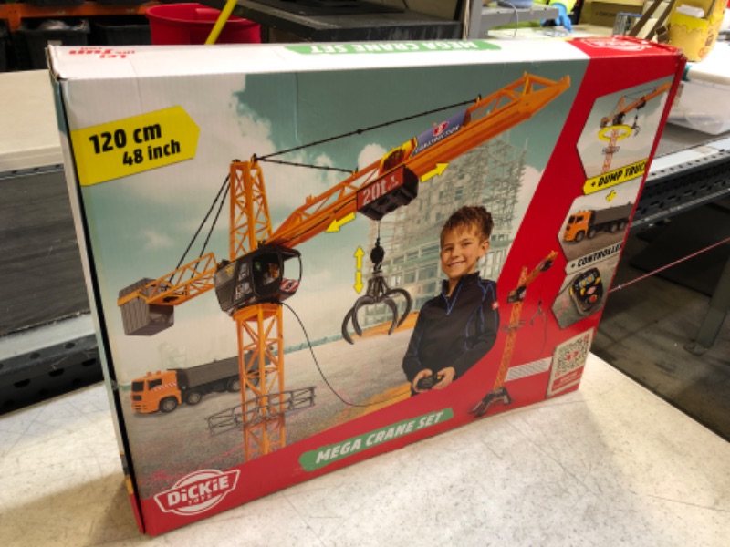 Photo 3 of Dickie Toys 48" Mega Crane and Truck Vehicle and Playset