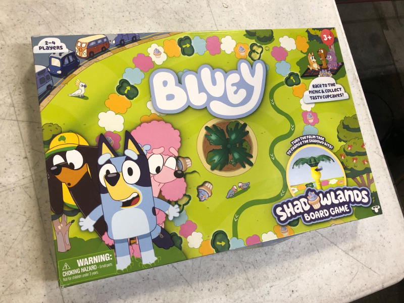 Photo 2 of Bluey - Shadowlands Board Game - Family Game Night, Unpredictable Engaging Fun for All - Collect All 5 Cupcake Cards | 2-4 Players | for Ages 3+, Multicolor, 13011