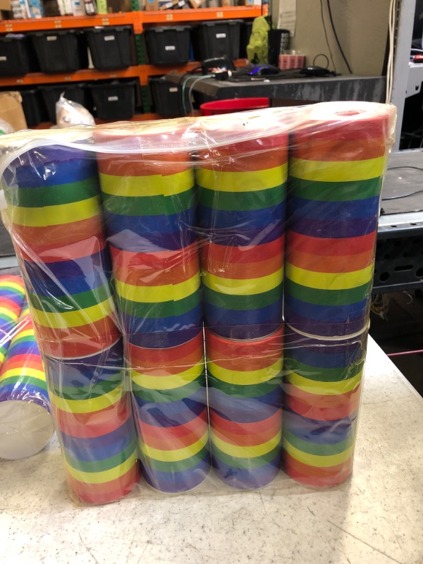 Photo 2 of 8 Pack Pride Rainbow Car Tissues Boxes LGBT Car Tissues Cylinder Colorful Stripe Round Car Tissue Holder with Facial Tissues Fit for Pride Party Birthday Wedding Car Cup Holder Bathroom Living Room
