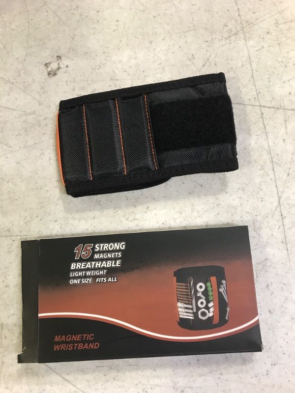Photo 1 of  Magnetic Wristband for Holding Screws, Nails and Drill Bits - Birthday Gifts for Men - Made from Premium Ballistic Nylon with Lightweight Powerful Magnets - Cool Gadget Gifts for men
