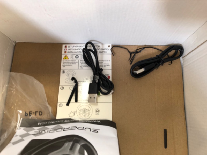 Photo 1 of Superdrive - racing Driving Wheel with pedals and gearshift paddles Ps4 - Xbox One - PC 