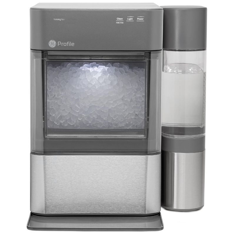 Photo 1 of GE Profile Opal | Countertop Nugget Ice Maker w/ 1 gal sidetank | 2.0XL Version | Ice Machine with WiFi Connectivity | Stainless Steel Opal 2.0+XL Side Tank Stainless Steel