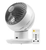 Photo 1 of IRIS USA WOOZOO Oscillating Fan, Vortex Fan, DC Motor Quiet and Eco Friendly, 8-in-1, 89ft Max Air Distance, Medium, White & IRIS USA WOOZOO Oscillating Fan, Vortex Fan, Air Circulator, Large, White White/Grey Medium DC Motor + Fan, White