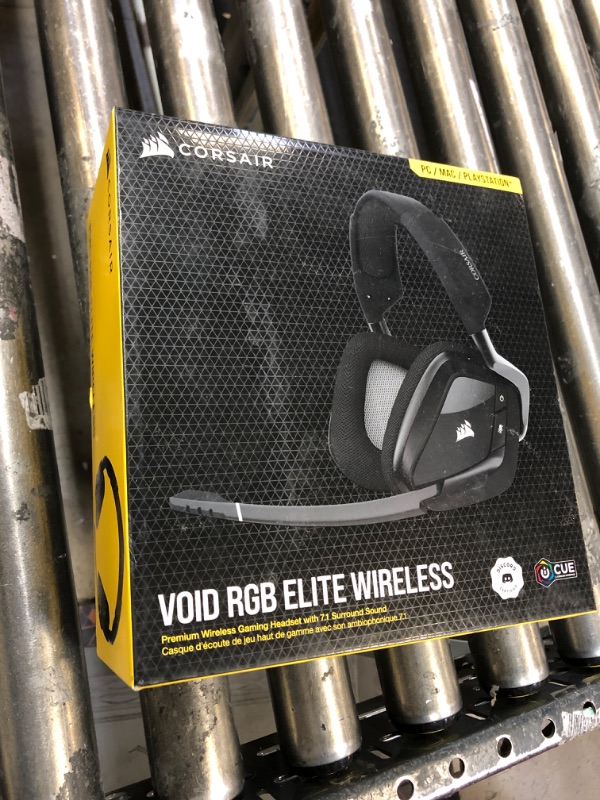 Photo 1 of VOID RGB ELITE Wireless 7.1 Surround Sound Gaming Headset for PC, PS5, PS4