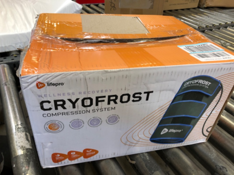 Photo 2 of Lifepro Cryotherapy Machine - Electric Knee Ice Pack Wrap for Ankle, Calf, & Thigh - Leg Circulation Machine Includes Reusable & Non-Toxic Wraps for Knee - Cold Therapy Machine for Knee Surgery