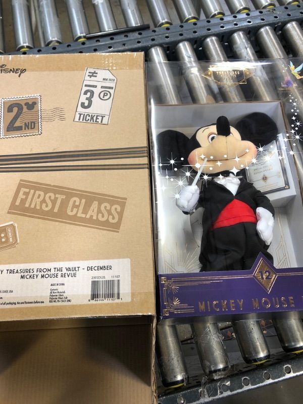 Photo 2 of Disney Treasures From the Vault, Limited Edition Mickey Mouse Revue Plush, Amazon Exclusive Mickey Mouse Revue (December)