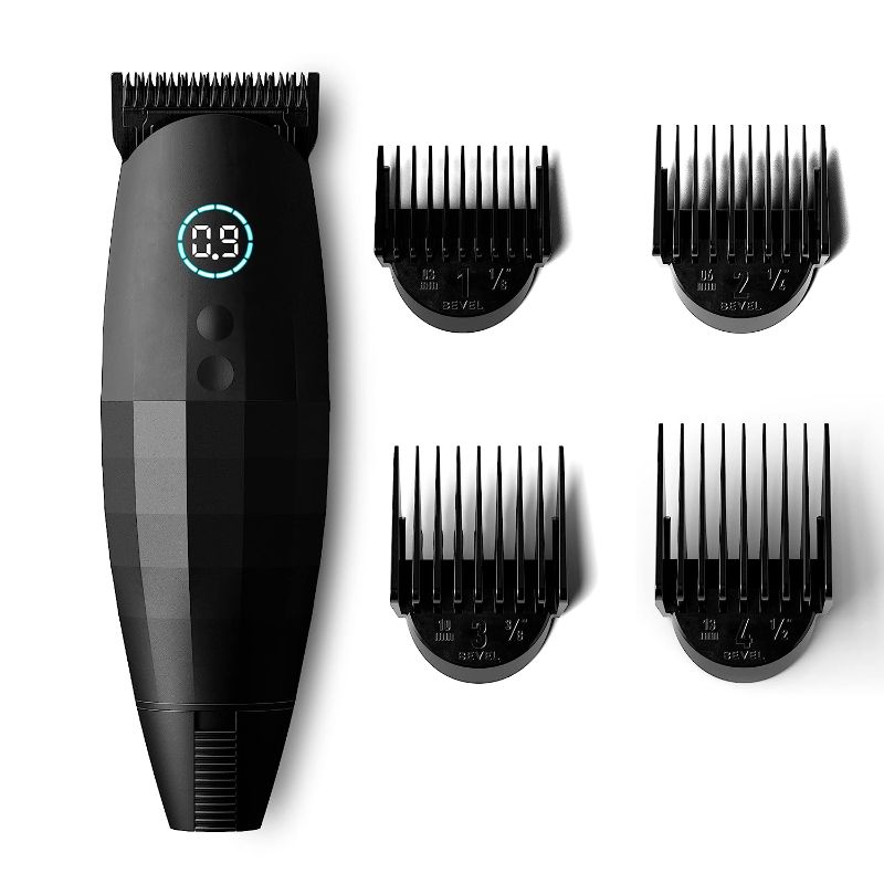 Photo 1 of Bevel Professional Hair Clippers & Beard Trimmer for Men, Barber Supplies, Cordless Hair Clippers, Hair Trimmer for Men, 4 Hour Rechargeable Battery, Black

