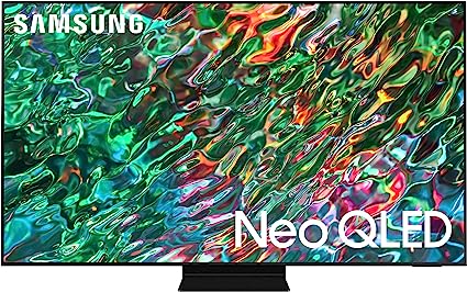 Photo 1 of SAMSUNG 65-Inch Class Neo QLED 4K QN90B Series Mini LED Quantum HDR 32x, Dolby Atmos, Object Tracking Sound+, Anti-Glare, Ultra Viewing Angle, Smart TV with Alexa Built-In (QN65QN90BAFXZA, 2022 Model)
