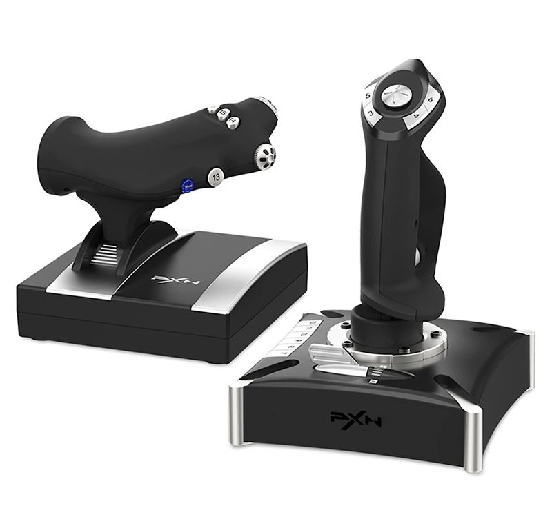 Photo 1 of PXN-2119Pro Flight simulator controls PS4/PC flight simulator joystick with Vibration Flight Simulator Stick