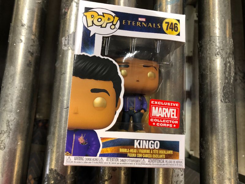 Photo 2 of Funko POP! Marvel the Eternals Kingo #746 Collector Corps Exclusive
