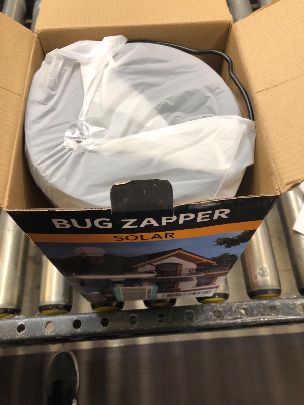 Photo 1 of Solar Bug Zapper for Outdoor Indoor, Portable Camping Lantern with SOS Emergency Light, Electric Mosquito Zappers Killer, Rechargeable Insect Fly Pest Attractant Trap for Hiking, Backyard, Patio