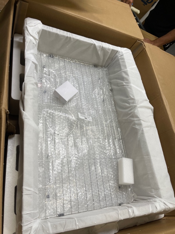 Photo 1 of 30 Kitchen Sink Undermount - Lordear 30 Inch Undermount Sink Ledge Workstation 16 Gauge Stainless Steel Single Bowl Kitchen Sink Basin
