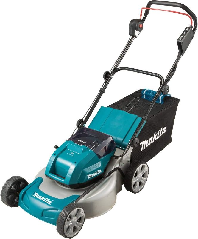 Photo 1 of 18 in. 18-Volt X2 (36-Volt) LXT *MISSING 1 BATTERY; UNABLE TO TEST* Lithium-Ion Cordless Walk Behind Push Lawn Mower Kit 