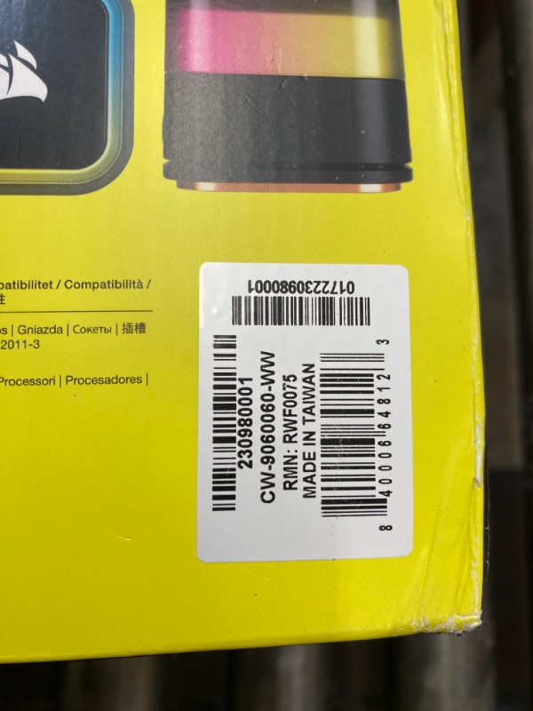 Photo 3 of Corsair iCUE H150i RGB Elite Liquid CPU Cooler (16 Dynamic RGB LEDs, 120mm AF Elite Series FDB Fans, 360mm Radiator, iCUE Software Compatible, LGA 1700, 1200, 115X, 2066, and AM4 Sockets) Black 360mm Radiator ELITE Cooler