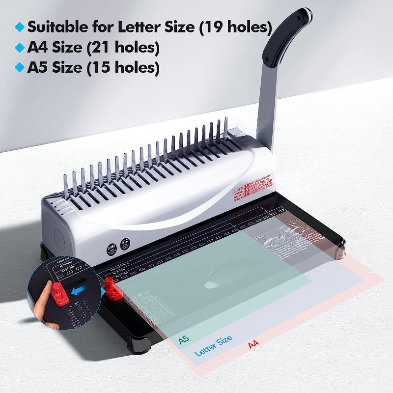 Photo 1 of Accwork Comb Binding Machine