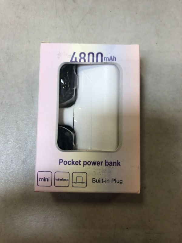 Photo 2 of NiUB5 Portable Power Bank - 4800mAh Mini Portable Charger, USB-C Small Battery Pack Charger Compatible with Samsung Galaxy Android Phones
