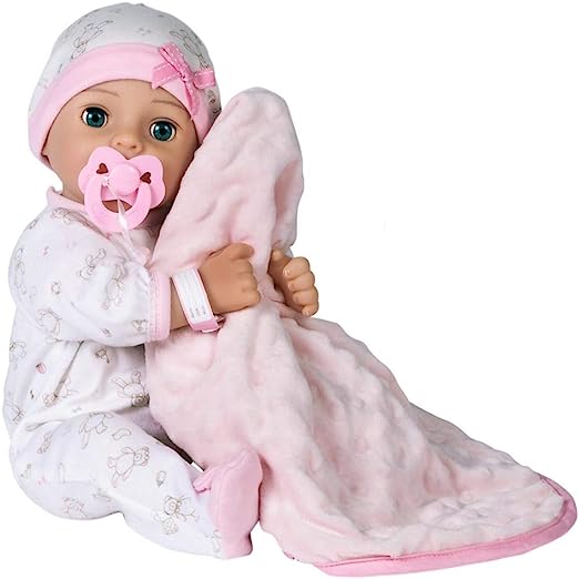 Photo 1 of Adora Adoption Baby Hope - 16 inch Realistic Newborn Baby Doll with Accessories and Certificate of Adoption
DESIGNS MAY VARY 