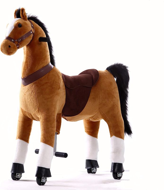 Photo 1 of Gidygo Ride-on Horse Toys Kids Pony Rider Horse for Toddler Children Walking Horse Toy L Size for Age 5 to 12 Years or Up to 110 Pounds