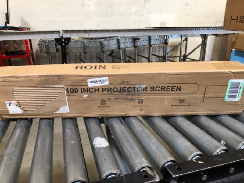 Photo 3 of HOIN 100 inch Outdoor Projector Screen and Stand,16:9 Foldable Movies Screen Home Theater with Carry Bag
