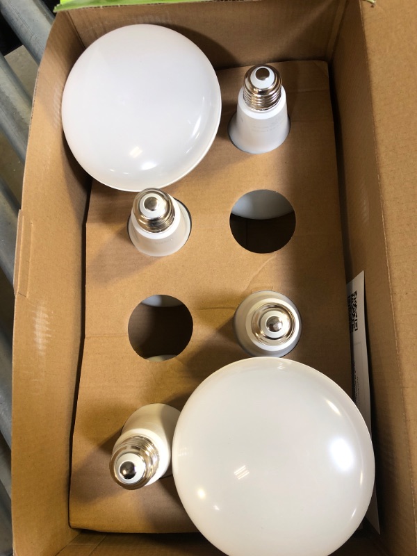 Photo 1 of 6 COUNT Sunco BR40 LED Light Bulbs, Indoor Flood Light, Dimmable, 2700K Soft White, 120W Equivalent 17W, 1400 LM, E26 Base, Recessed Can Light, High Lumen, Flicker-Free - UL & Energy Star 6 Pack