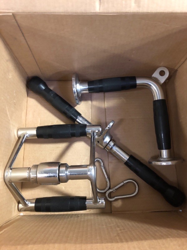 Photo 1 of 3 count cable machine pull attachments for cable machine