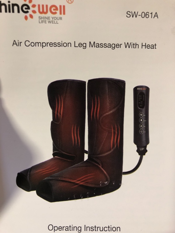 Photo 1 of AIR COMPRESSION LEG MASSAGER WITH HEAT