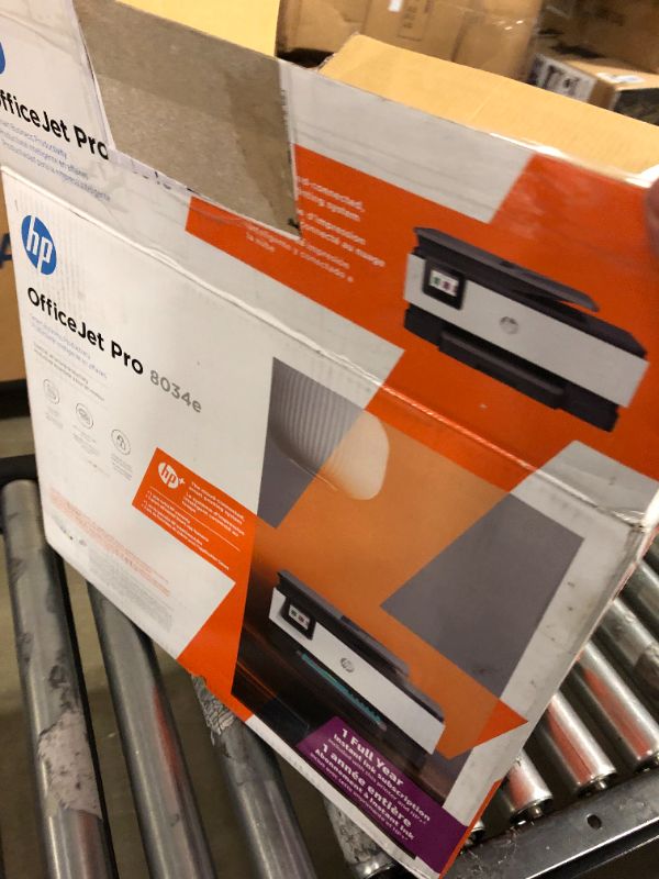 Photo 3 of HP OfficeJet Pro 8034e Wireless Color All-in-One Printer 