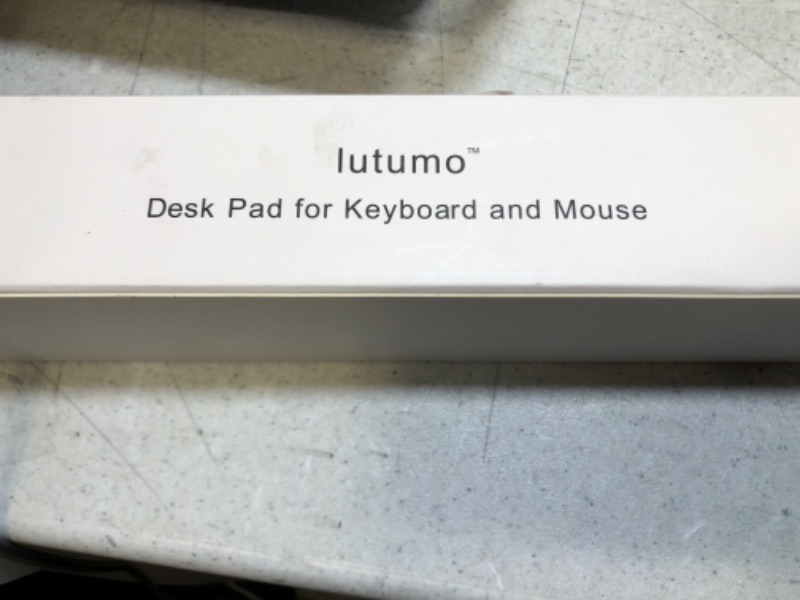 Photo 3 of Iutumo Leather Cork Desk Pad, Large Extended Mouse Pad for Keyboard and Laptop, Ultra Thin Waterproof PU Leather Desktop Protector Dual Use Writing Mat for Home and Office (31.5" x 15.7", Black+Cork)