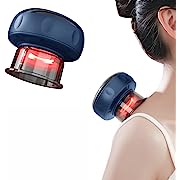 Photo 1 of  Electric Cupping Set, New Cupping Device with 12 Modes, Suitable for Neck, Shoulder and Back Massage, Scraping and Other Purposes,Blue