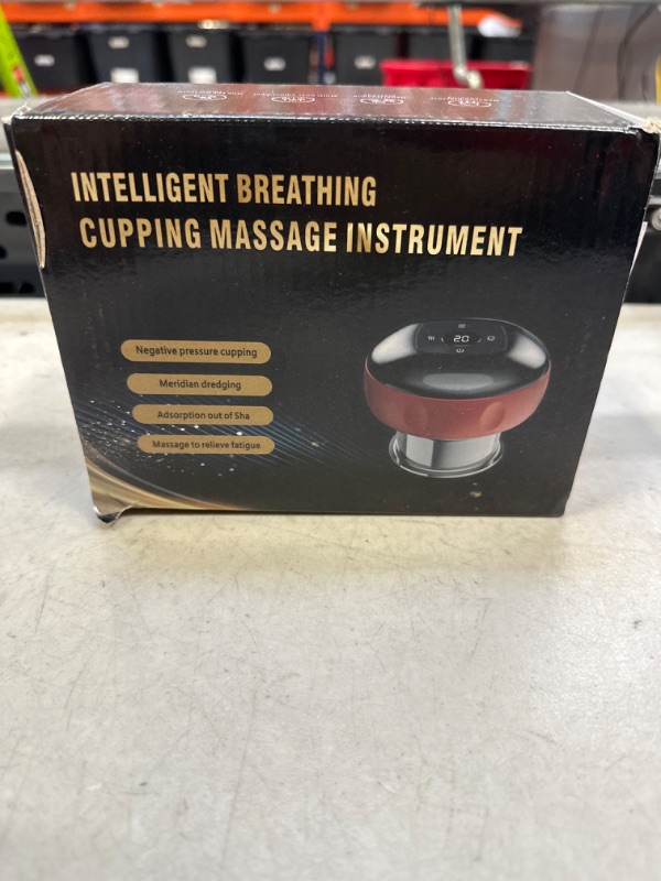 Photo 2 of  Electric Cupping Set, New Cupping Device with 12 Modes, Suitable for Neck, Shoulder and Back Massage, Scraping and Other Purposes,Blue