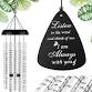 Photo 1 of ARIZIN Sympathy Wind Chimes - 32'' Memorial Wind Chimes for Loss of Loved One Prime, Bereavement Windchimes, Metal Outdoors/Indoors Wind Chimes Gifts for Patio, Porch, Garden, Courtyard