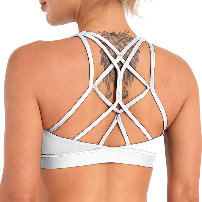 Photo 1 of coastal rose Women's Strappy Sports Bra High Support