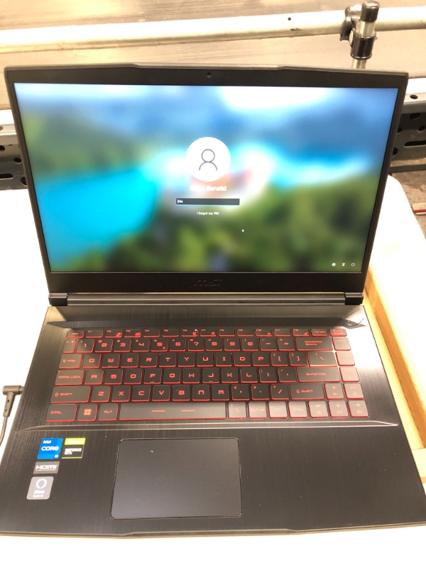 Photo 2 of MSI GV15 15.6" 144Hz Gaming Laptop: Intel Core i5-11400H GTX 1650 8GB 256GB NVMe SSD, Wi-Fi 6, USB Type-C, Nahimic 3 Audio Immersion, Win 11: Black 11SC-633
