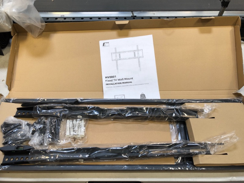 Photo 1 of Home Vision Heavy Duty Fixed TV Wall Mount Holds up to 264LBS,for Most 42-100 inch Large TVs Wall Mount Bracket Fits 16"/18"/24" Studs, VESA 800x600mm, Low Profile Space Saving for LED OLED LCD