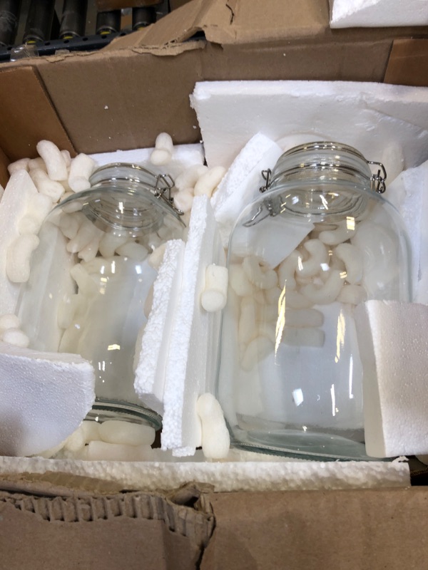 Photo 2 of 2 GLASS JARS