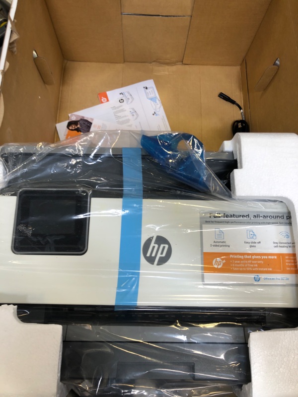 Photo 1 of HP OfficeJet Pro 9018e Wireless Color All-in-One Printer with Bonus 6 Months Instant Ink with HP+ (1G5L5A)