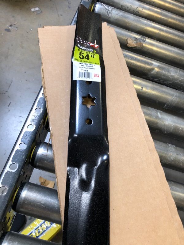 Photo 2 of 1 Maxpower 561557B Blade1 Craftsman Mowers for 54" Cut MTD/Cub Cadet/Troy-Bilt Replaces 942-05056a, 742-05056 Limited Edition