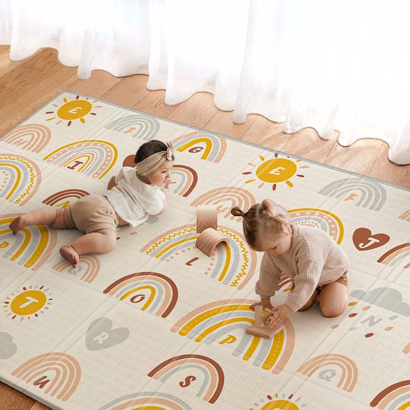 Photo 1 of Baby Play Mat, Foldable Foam Play Mat for Floor,