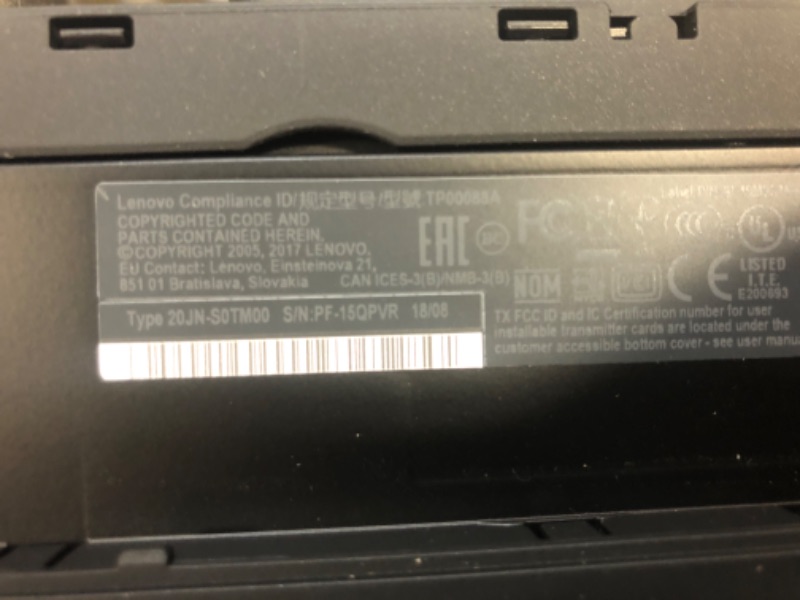 Photo 1 of Lenovo ThinkPad T470 14-inch HD with 2.4GHz Intel Core i5 (6th Gen) (8GB, 256GB SSD) Thunderbolt (Renewed)
