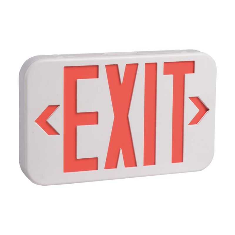 Photo 1 of  Emergency Exit Sign, UL Certified, 1-Pack, Double Face Exit with Battery Backup