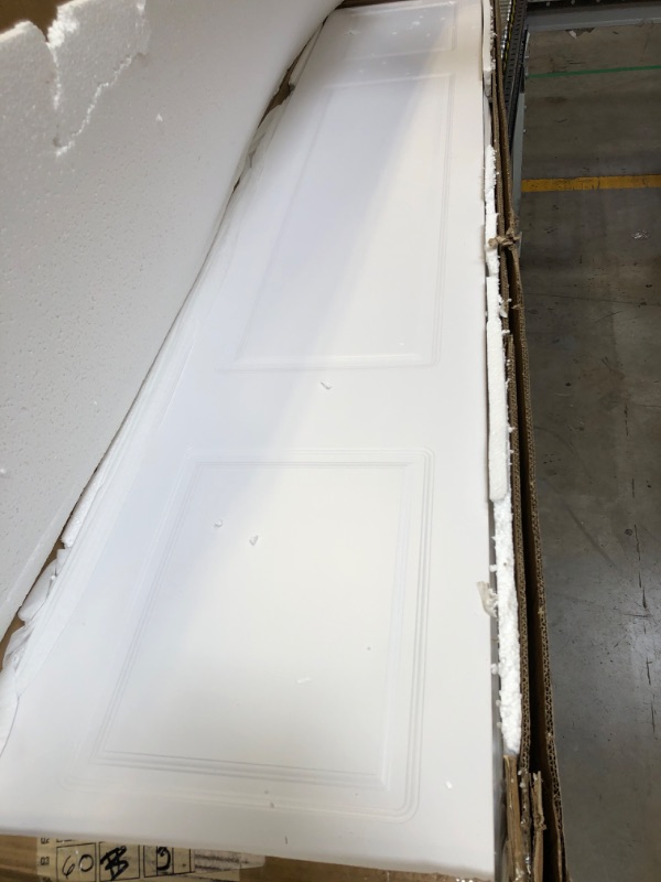 Photo 1 of DIYHD 16 3/8" MDF White Barn Door Slab 3-Panel Bi-Folding Sliding Barn Door Panel,Set of 2 16-3/8 X 84" 3-Panel Style