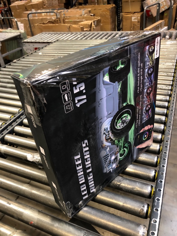 Photo 1 of LuminShack 17.5 Inch Wheel Lights, Adjustable Rim Lights Dream Chasing Colors Tire Lights Turn Signal Braking Function Can Controlled by Remote and app Simultaneously Wheel Lights for Truck