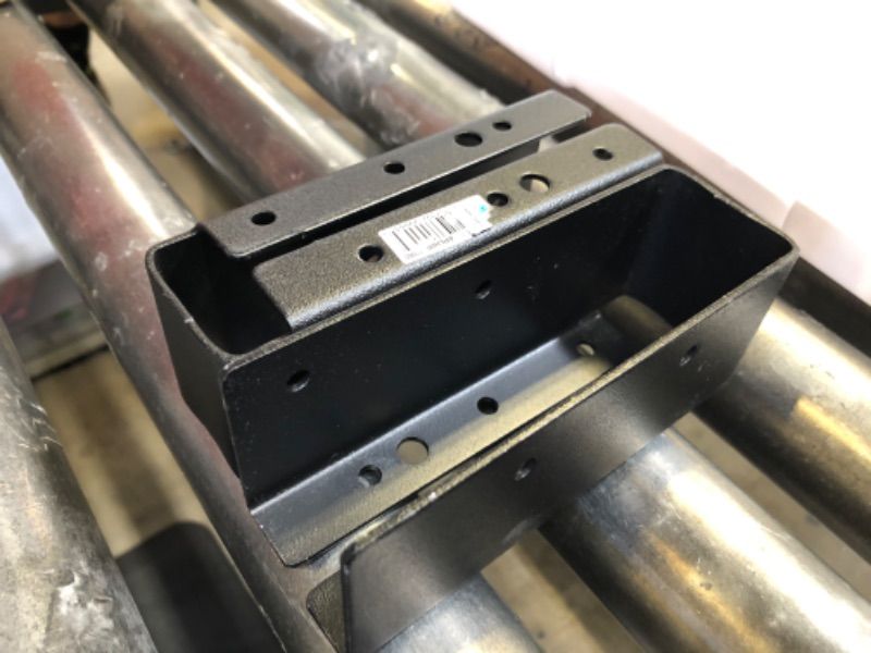 Photo 1 of 2x Simpson Strong-Tie Outdoor Accents ZMAX, Black Light Joist Hanger for 2x6