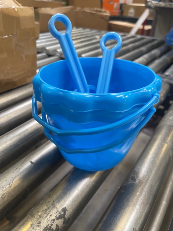 Photo 1 of 2PC KIDS SAND PAIL WITH SHOVEL, BLUE 