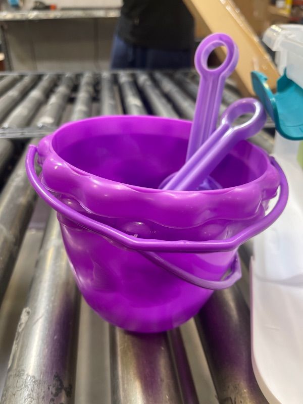 Photo 1 of 2PC KIDS SAND PAIL WITH SHOVEL, PURPLE 