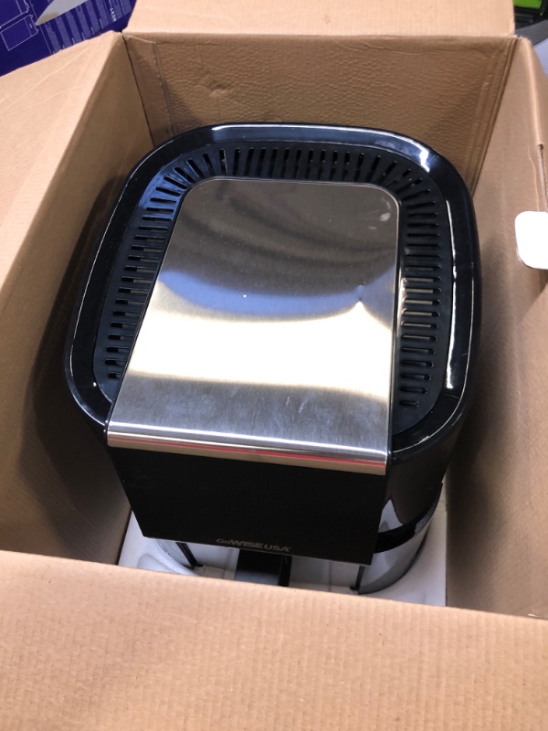 Photo 2 of 7 qt. Black/Stainless Steel Air Fryer and Dehydrator Max XL
OPEN BOX ITEM 