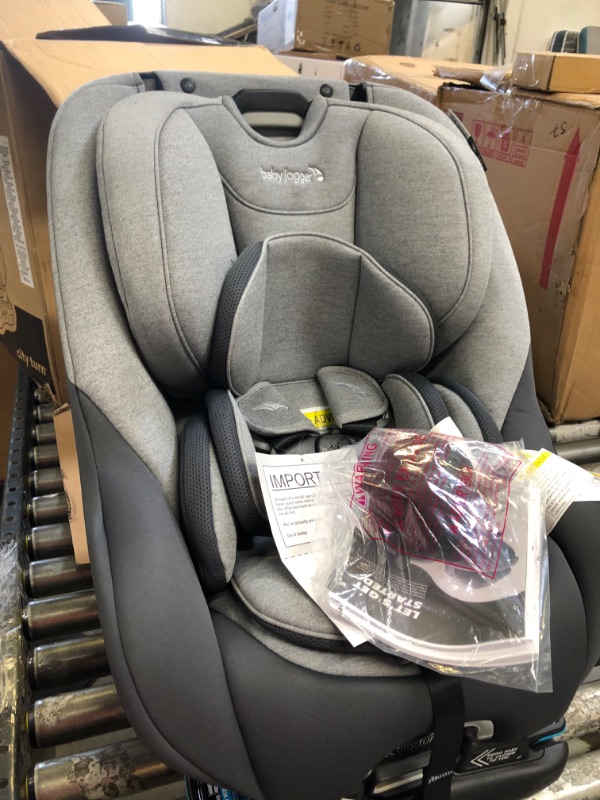 Photo 3 of Baby Jogger City Turn Rotating Convertible Car Seat | Unique Turning Car Seat Rotates for Easy in and Out, Phantom Grey